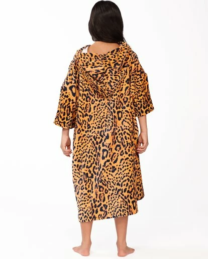 BILLABONG Girls' Teen Hooded Changing Towel ANIMAL 2 BILLABONG Girls' Teen Hooded Changing Towel ANIMAL - Image 2