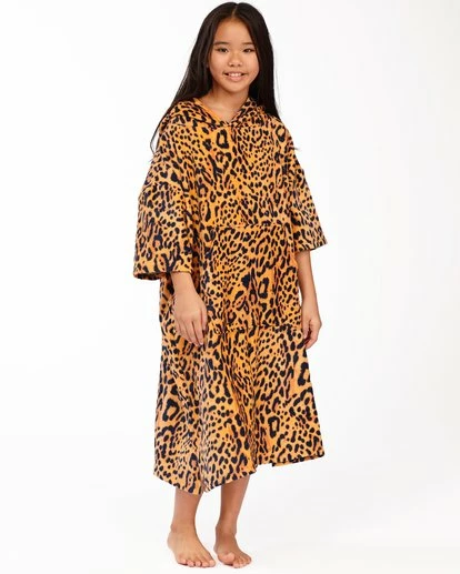 BILLABONG Girls' Teen Hooded Changing Towel ANIMAL 3 BILLABONG Girls' Teen Hooded Changing Towel ANIMAL - Image 3