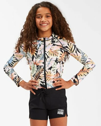 BILLABONG Girls' Core 5 Boardshort Fixed-Waist Boardshorts BLACK PEBBLE 1 BILLABONG Girls' Core 5 Boardshort Fixed-Waist Boardshorts BLACK PEBBLE