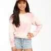 BILLABONG With My Crew Sweatshirt CORAL PINK