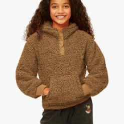 BILLABONG Girls' Stay Warm Pullover Hoodie GOLD DUST