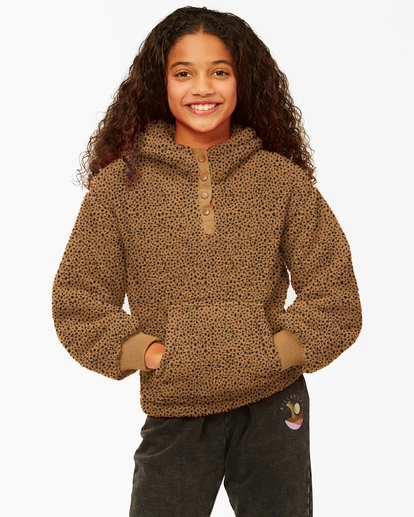 BILLABONG Girls' Stay Warm Pullover Hoodie GOLD DUST 1 BILLABONG Girls' Stay Warm Pullover Hoodie GOLD DUST