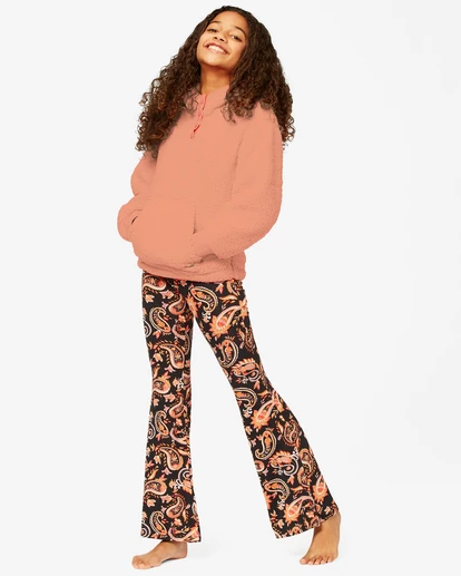 BILLABONG Girls' Stay Warm Pullover Hoodie GOLD DUST 3 BILLABONG Girls' Stay Warm Pullover Hoodie GOLD DUST - Image 3