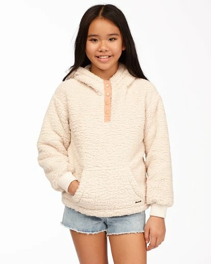 BILLABONG Girls' Stay Warm Pullover Hoodie GOLD DUST 4 BILLABONG Girls' Stay Warm Pullover Hoodie GOLD DUST - Image 4