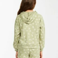 BILLABONG Girls' Pineapple Palms Pullover Hoodie AVOCADO -girls Sales Store abgft00139 billabongw avo bck1