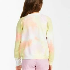 BILLABONG Girls' Painted Rainbows Tie Dye Crewneck Sweatshirt MULTI 5 BILLABONG Girls' Painted Rainbows Tie Dye Crewneck Sweatshirt MULTI -girls Sales Store abgft00140 billabongw mul bck1