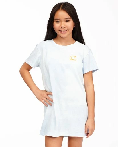 BILLABONG Girls' Keep It Beachy T-Shirt Dress CORAL PINK 5 BILLABONG Girls' Keep It Beachy T-Shirt Dress CORAL PINK - Image 5