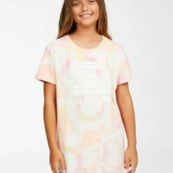 BILLABONG Girls' Keep It Beachy T-Shirt Dress CORAL PINK 13 BILLABONG Girls' Keep It Beachy T-Shirt Dress CORAL PINK -girls Sales Store abgkd00101 billabongw mee0 frt1