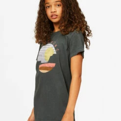 BILLABONG Girls' Keep It Beachy T-Shirt Dress CORAL PINK 14 BILLABONG Girls' Keep It Beachy T-Shirt Dress CORAL PINK -girls Sales Store abgkd00101 billabongw ofb sd1