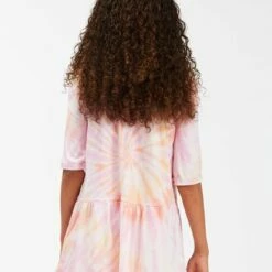 BILLABONG Girls' Beach Trip Tie-Dye Dress MULTI -girls Sales Store abgkd00128 billabongw mul bck1