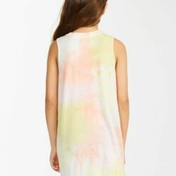 BILLABONG Girls' Cool Days Sleeveless T-Shirt Dress MULTI -girls Sales Store abgkd00129 billabongw mul bck1