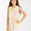BILLABONG Girls' Cool Days Sleeveless T-Shirt Dress MULTI