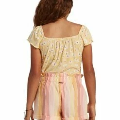 BILLABONG Girl's It's All Daisy Top MIMOSA 5 BILLABONG Girl's It's All Daisy Top MIMOSA -girls Sales Store abgkt00127 billabongw mim bck1