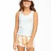 BILLABONG Girls' In The Waves Tank Top BLUE STREAM