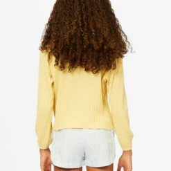 BILLABONG Girls' Im Set Henley Long Sleeve Top STAY GOLDEN -girls Sales Store abgkt00143 billabongw yfw0 bck1