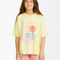 BILLABONG Girls' True Boy Surf Mini Graphic T-Shirt SUNNY DAYZ