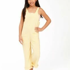 BILLABONG Girls' Sea Breeze Overalls MIMOSA