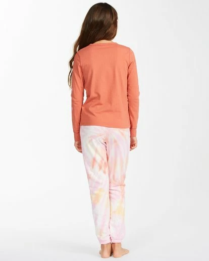 BILLABONG Girls' Making Waves High-Waist Sweatpants LIT UP LILAC 5 BILLABONG Girls' Making Waves High-Waist Sweatpants LIT UP LILAC - Image 5