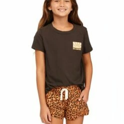 BILLABONG Girls' Mad For You Shorts SALT CRYSTAL 1 -girls Sales Store abgns00103 billabongw ani frt1
