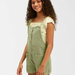 BILLABONG Girls' Wave Watch Jr Short Overall Romper SWEET BLUE 6 BILLABONG Girls' Wave Watch Jr Short Overall Romper SWEET BLUE -girls Sales Store abgns00119 billabongw avo sd1
