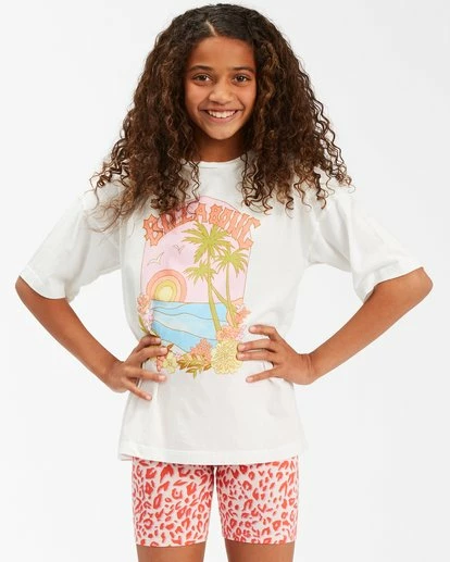 BILLABONG Girls' Biker Babe Mini Bike Shorts MULTI 2 BILLABONG Girls' Biker Babe Mini Bike Shorts MULTI - Image 2