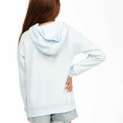 BILLABONG Girls' Naturally Sweet Pullover Hoodie DREAM BLUE -girls Sales Store abgsf00111 billabongw dre bck1