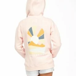 BILLABONG Girls' Keep Me Wild Pullover Hoodie SOFT PINK -girls Sales Store abgsf00113 billabongw mdd0 bck1