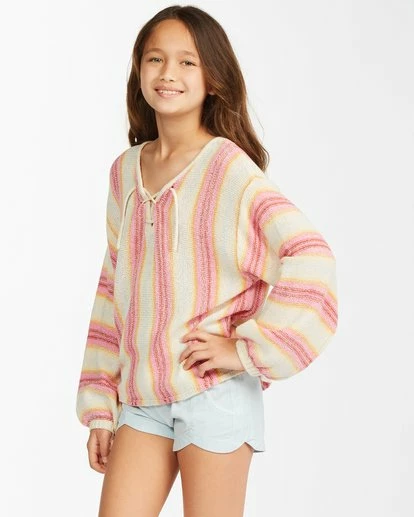 BILLABONG Girls' Baja Sea Pullover Sweater MULTI 2 BILLABONG Girls' Baja Sea Pullover Sweater MULTI - Image 2