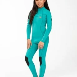 BILLABONG 3/2 Girls' Synergy Back Zip Full Wetsuit ISLAND GREEN 6 BILLABONG 3/2 Girls' Synergy Back Zip Full Wetsuit ISLAND GREEN -girls Sales Store abgw100107 billabongw ign sd1