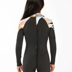 BILLABONG 1mm Girls' Spring Fever Spring Wetsuit HEAT WAVE 5 BILLABONG 1mm Girls' Spring Fever Spring Wetsuit HEAT WAVE -girls Sales Store abgw400100 billabongw rqf0 bck1