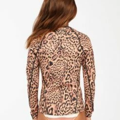 BILLABONG 1mm Girls' Peeky Wetsuit Jacket ANIMAL -girls Sales Store abgw800100 billabongw ani bck1