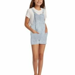 BILLABONG Girl's Hello Surf Romper LIGHT CHAMBRAY