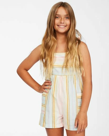 BILLABONG Girls' Hey Cutie Romper MULTI 3 BILLABONG Girls' Hey Cutie Romper MULTI - Image 3