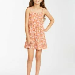 BILLABONG Girls' Wild Dreamer Floral Mini Dress WHITE/MULTI -girls Sales Store abgwd00119 billabongw mmq0 frt9