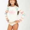 BILLABONG Girls' Chasing Summer Long Sleeve Rashguard MULTI