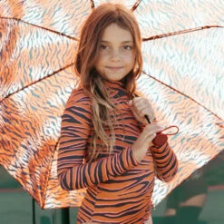 BILLABONG Girls' Sneakaway Back Zip Long Sleeve Swimsuit BRONZE