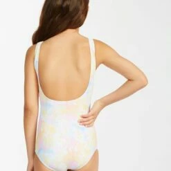 BILLABONG Girls' On A Rainbow One Piece Swimsuit MULTI -girls Sales Store abgx100122 billabongw mul bck1
