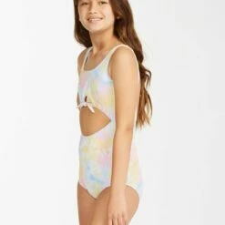 BILLABONG Girls' On A Rainbow One Piece Swimsuit MULTI -girls Sales Store abgx100122 billabongw mul sd1