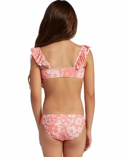 BILLABONG Girl's Way To Love Ruffle Bikini Set MULTI 2 BILLABONG Girl's Way To Love Ruffle Bikini Set MULTI - Image 2
