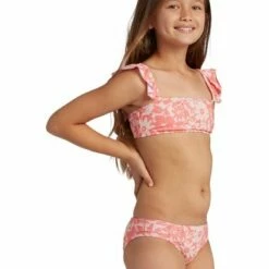 BILLABONG Girl's Way To Love Ruffle Bikini Set MULTI 5 BILLABONG Girl's Way To Love Ruffle Bikini Set MULTI -girls Sales Store abgx200134 billabongw mul sd1