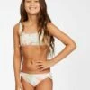 BILLABONG Girl's Lil Love Palms High Neck Bikini Set MULTI