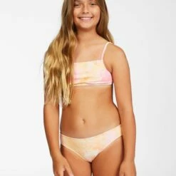 BILLABONG Girls' Chasing Sunshine Two-Piece Bikini Set MULTI