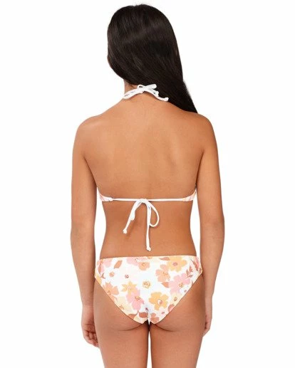BILLABONG Girls' Walk In The Sun Reversible High-Neck Bikini Set MULTI 10 BILLABONG Girls' Walk In The Sun Reversible High-Neck Bikini Set MULTI - Image 10