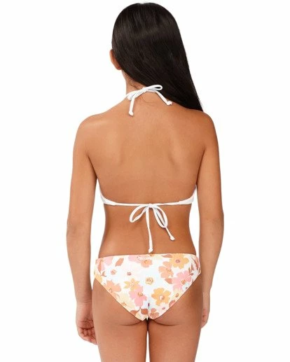 BILLABONG Girls' Walk In The Sun Reversible High-Neck Bikini Set MULTI 13 BILLABONG Girls' Walk In The Sun Reversible High-Neck Bikini Set MULTI - Image 13
