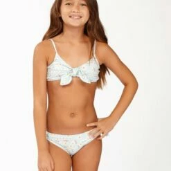 BILLABONG Girls' Picked For You Trilet Bikini Set DREAM BLUE