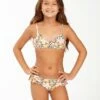 BILLABONG Girls' Sweet Dreams Reversible Trilet Bikini Set MULTI