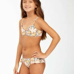 BILLABONG Girls' Sweet Dreams Reversible Trilet Bikini Set MULTI -girls Sales Store abgx200169 billabongw mul sd1
