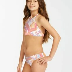 BILLABONG Girls' Tropical Punch High Neck Bikini Set MULTI -girls Sales Store abgx200185 billabongw mul sd1