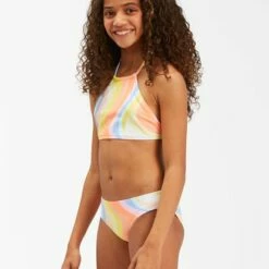 BILLABONG Girls' Groovy Road High-Neck Bikini Set MULTI 5 BILLABONG Girls' Groovy Road High-Neck Bikini Set MULTI -girls Sales Store abgx200189 billabongw mul sd1