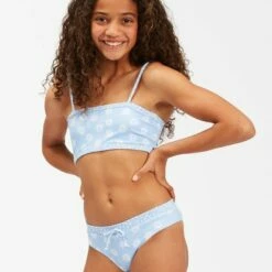 BILLABONG Girls' Where To Tank Bikini Set SWEET BLUE -girls Sales Store abgx200201 billabongw bka0 sd1